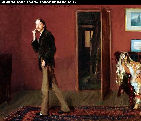 John Singer Sargent Robert Louis Stevenson and His Wife